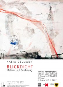 11. Februar bis 4. März 2018 „Blickdicht“ – Malerei und Zeichnung, Katja Oelmann | Städtische Galerie Torhaus Rombergpark
